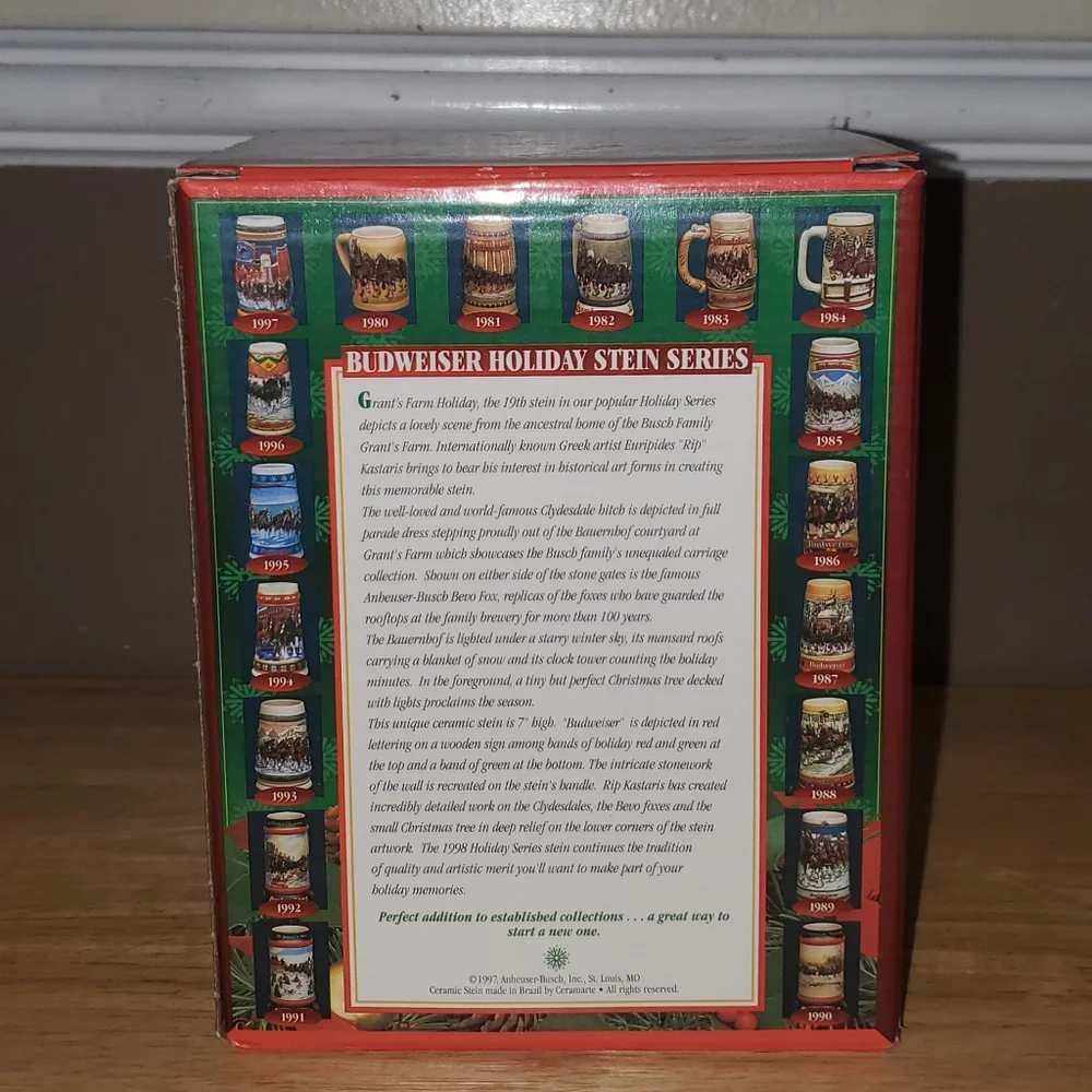 Budweiser 1998 holiday